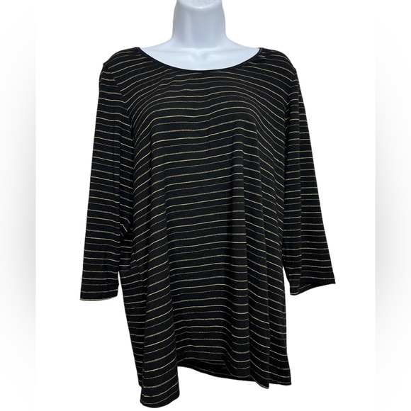 Laura Ashley Tops - Laura Ashley 1X striped tee